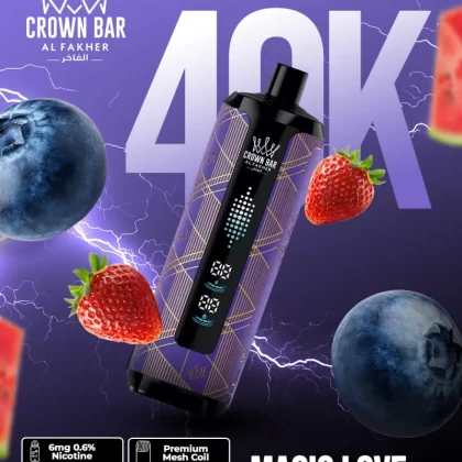Al Fakher Crown Bar Mega Max 40K - Crownbar Vape (7D133E)
