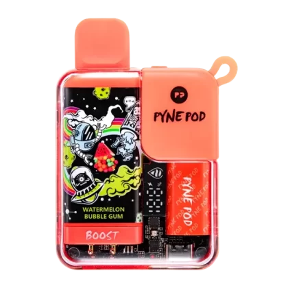 Watermelon Bubblegum Pyne Pod Boost 8500 - VAP; Vape Product; 5 Pack, Single