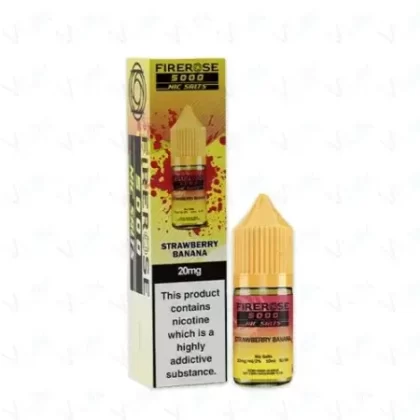 Firerose 5000 Strawberry Banana Nic Salt 10ml