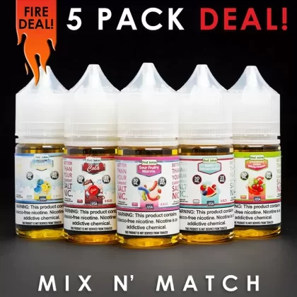 Pod Juice Nic Salt – Mix and Match (5 Pack) 150ml