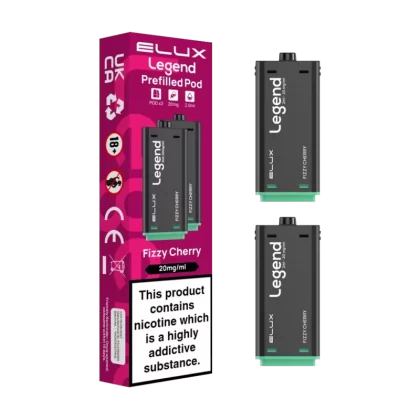 Fizzy Cherry Elux Legend 1500 Pods - Ecigwizard