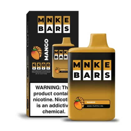 MNKE Bars Disposable 6500 Puffs– Mango (20/50mg) - Vape Product, Vape Product