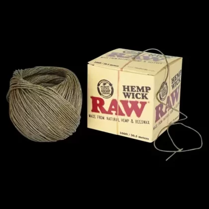 RAW Hemp Wick Ball – 100ft