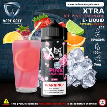 ICE PINK LEMONADE - XTRA ELIQUID 100ML - 3 mg / 100 ml