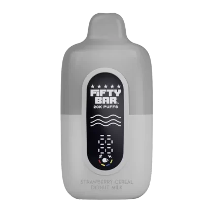Strawberry Cereal Donut Milk Fifty Bar 20K (Silver Series) - Consumer; Vape Product; 5 Pack, Single