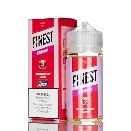 Finest E-Liquid - Candy Edition - Strawberry Chew - 100mL - 6mg