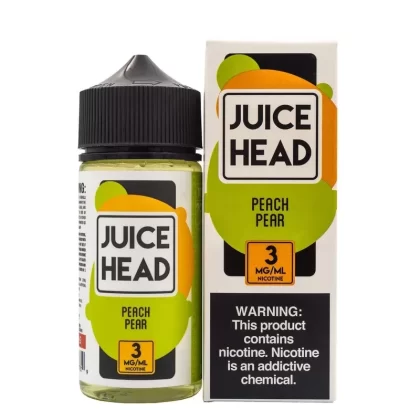 JUICE HEAD EJUICE – PEACH PEAR – 100ML