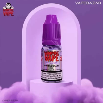 Vampire Vape Liquid – Purple Craze Ice - 3mg/ml, 12mg/ml