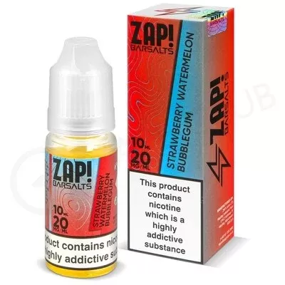 Strawberry Watermelon Bubblegum Nic Salt E-Liquid by Zap Bar Salts