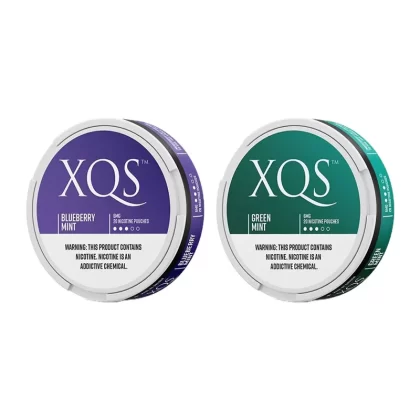 XQS Slim Format Nicotine Salt Nicotine Pouches (20 Pouches/Can)