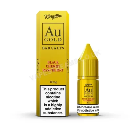Kingston Au Gold Black Cherry Raspberry Nic Salt E-Liquid - Vapestreams Co