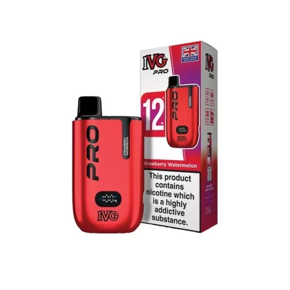 IVG Pro 12 Strawberry Watermelon Vape Kit - Strength#20mg (277C74)