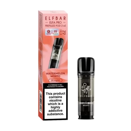 Elf Bar ELFA Pro Watermelon Mojito Pods (2 Pack) - Strength#20mg (1E1938)