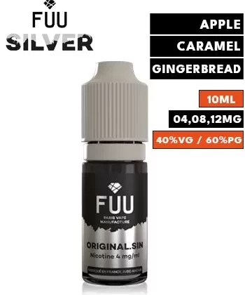 Original Sin eLiquid by FUU Silver - 08mg / 10ml