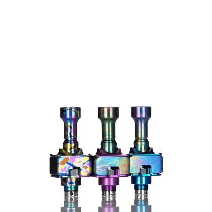 UNKWN GlichTi Titanium Boro RBA - Nebula, Toxic Blue