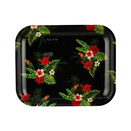 VIBES Floral Aluminum Tray