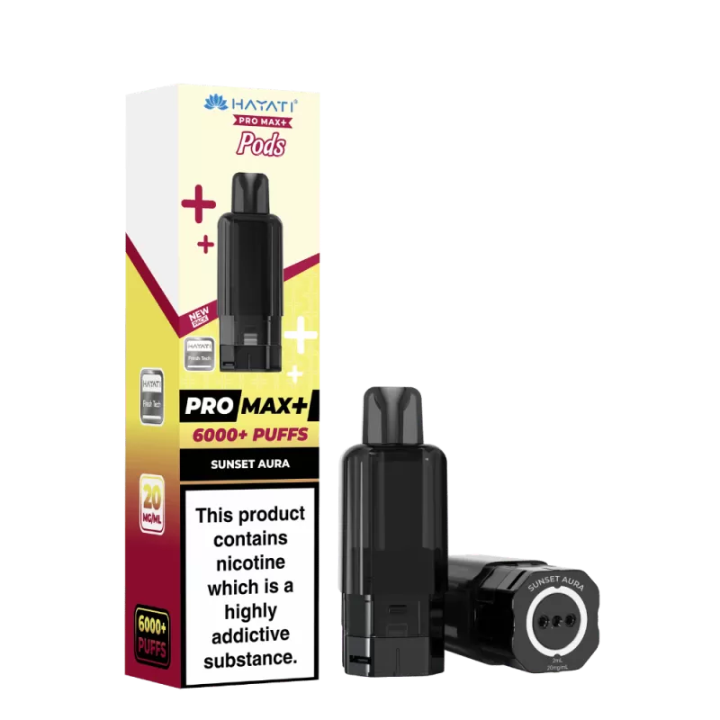 Hayati Pro Max Plus 6000 Prefilled Pod Sunset Aura
