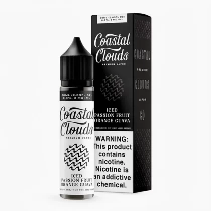 ICED Passion Fruit Orange Guava – Coastal Clouds – 60mL Vape - Vape Product; Vape Product, Vape Product (D9AF13)