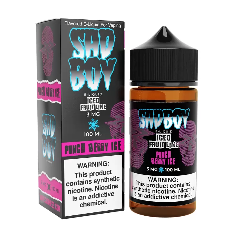 SADBOY E-Liquid - Punch Berry ICE 100ML - Iced Fruit Line Series