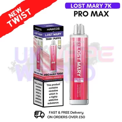 Strawberry Watermelon Lost Mary 7K 7000 Puff Pro Max Bar