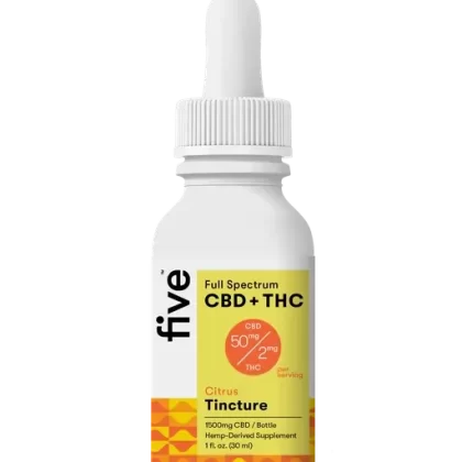 Five CBD Full Spectrum CBD+THC Oil (Top 10)