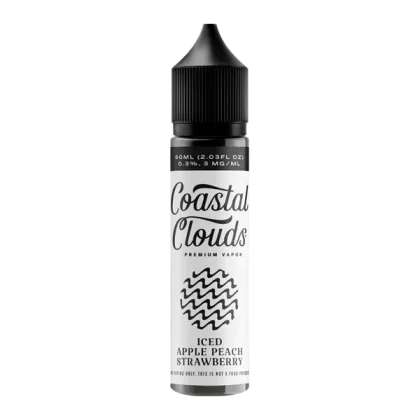 Apple Peach Strawberry Iced Coastal Clouds E-Juice - Consumer; Vape Product, Vape Product; Single