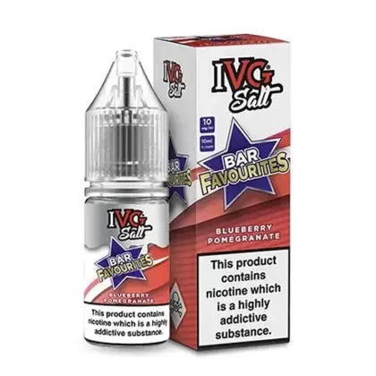 Blueberry Pomegranate IVG Bar Favourites 10ml Nic Salt E Liquid