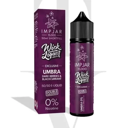 IMP JAR X WICK LIQUOR EXCLUSIVE UMBRA 50ML SHORTFILL E-LIQUID