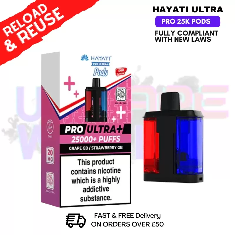 Grape GB Hayati 25K REFIL Pack Replacement Pods