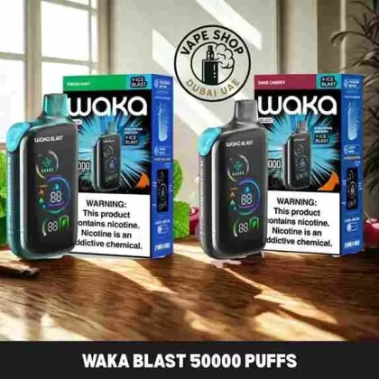 Waka Blast 50000 Puffs Disposable Vape 50mg Buy in UAE - Vapeshopdubaiuae