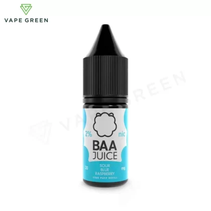 Sour Blue Raspberry Nic Salt E-Liquid by Baa Juice - Eliquidsupply