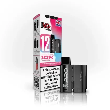 IVG Pro Refill 10mg Strawberry Raspberry Cherry - Nicotine Strength#10mg (07E9E7)