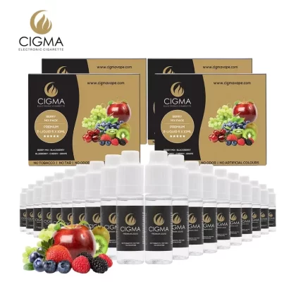 Cigma e-Liquid – Berry Mix 0mg 10ml Bottle x 25 Pack | Cigee