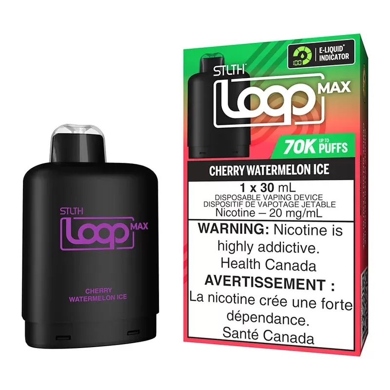 STLTH Loop Max E-Liquid Pod Pack – Cherry Watermelon Ice - 20mg/mL