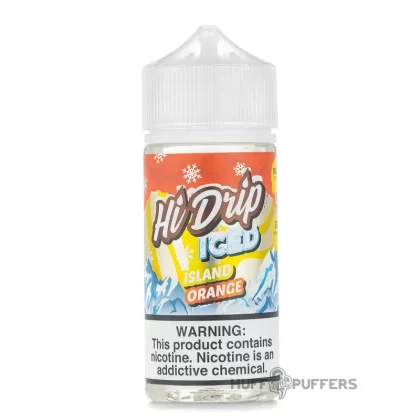 Hi-Drip – Iced Island Orange 100mL - Nicotine Strength#0mg>3mg>6mg