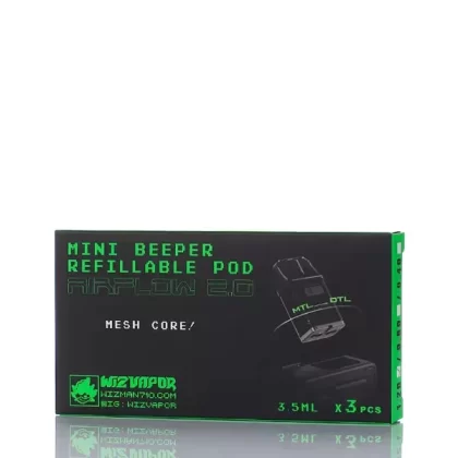 WIZVAPOR Mini Beeper 2.0 Replacement Pods (DISCONTINUED) - Pack of 3