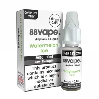88vape Watermelon Ice E Liquid – AnyTank Series (10ml)