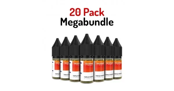 20 Pack Nicorefill 10ml Nic Salt E-Liquid