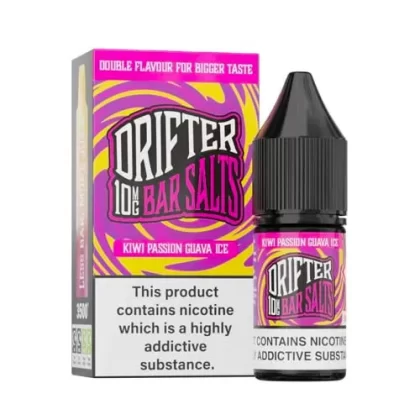 Drifter Bar Salts Kiwi Passion Guava Ice Nic Salt - 20mg
