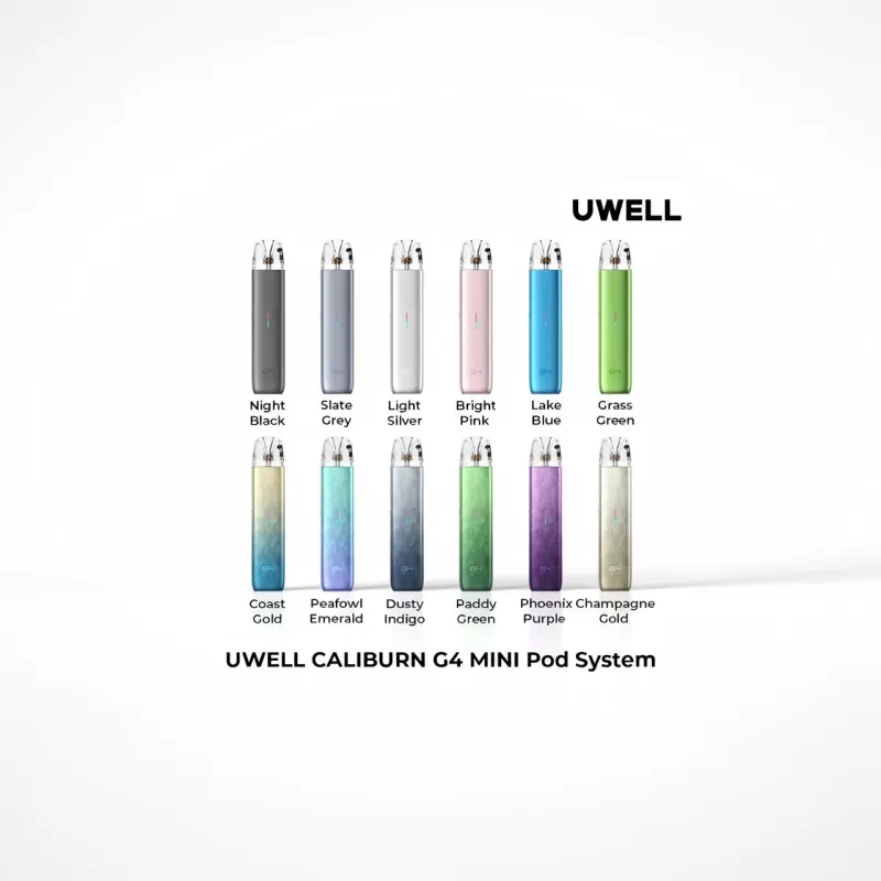 UWELL CALIBURN G4 MINI POD KIT 1100mAh 3mL Control de Aire - Fumotvapemexico - Image 2