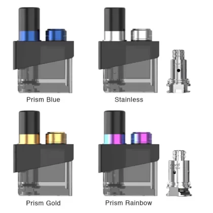 Smoktech Trinity Alpha Pods (with 2 coils) - Stainless Steel