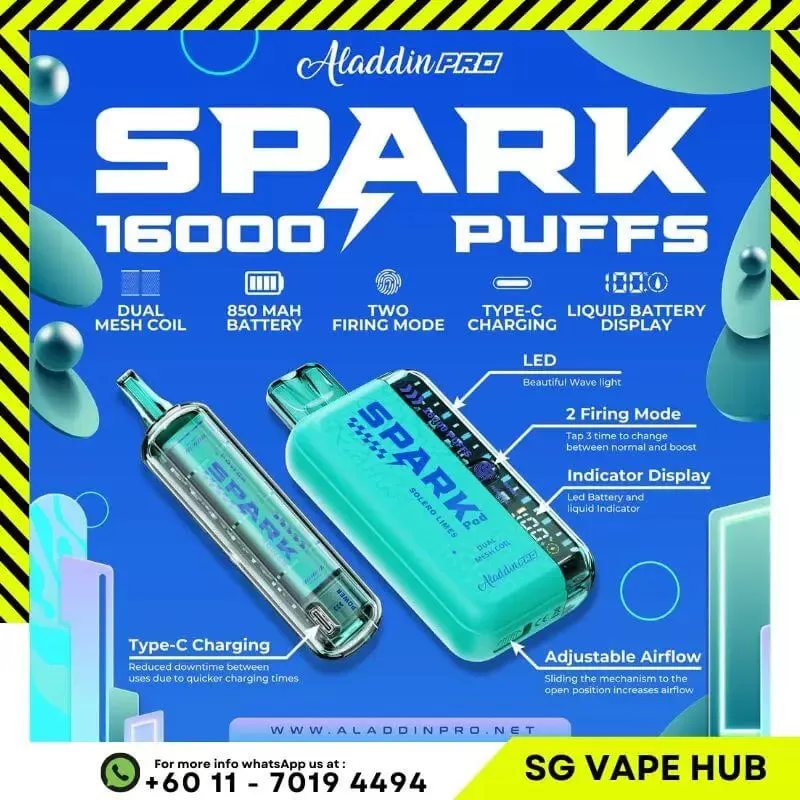 ALADDIN PRO SPARK 16000 Puffs - Taro Yam - Image 2