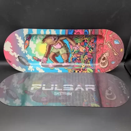 Pulsar SK8Tray Rolling Tray w/ Lid – Yeti Mcshreddy | 7.25″x19.75″