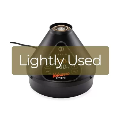 Lightly Used – Volcano Hybrid Vaporizer - Lightly Used (Reboxed), New Open Box; Onyx (New), Silver (Original)