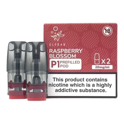 Elf Bar Mate P1 Raspberry Blossom Pods (2 Pack) - Ejuicewarehouse