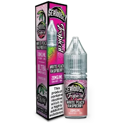 Doozy Seriously Tropical Nic Salt E-Liquid White Peach Raspberry - Nicotine Strength#20mg>10mg>5mg (BF9E1C)