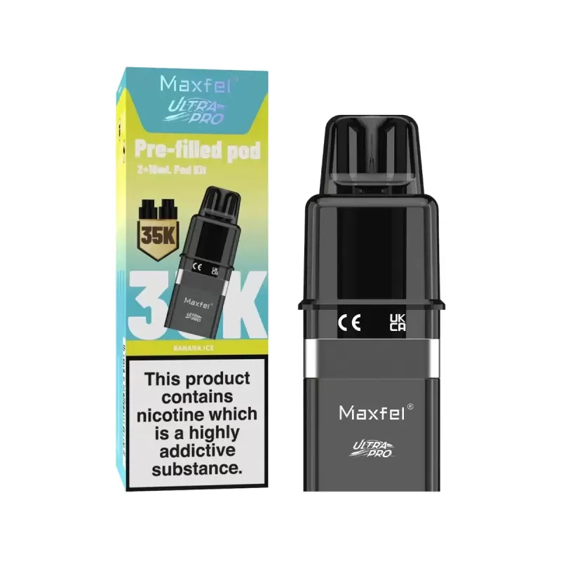 Maxfel Ultra Pro 35K Prefilled Pods - Blueberry Ice - Image 2