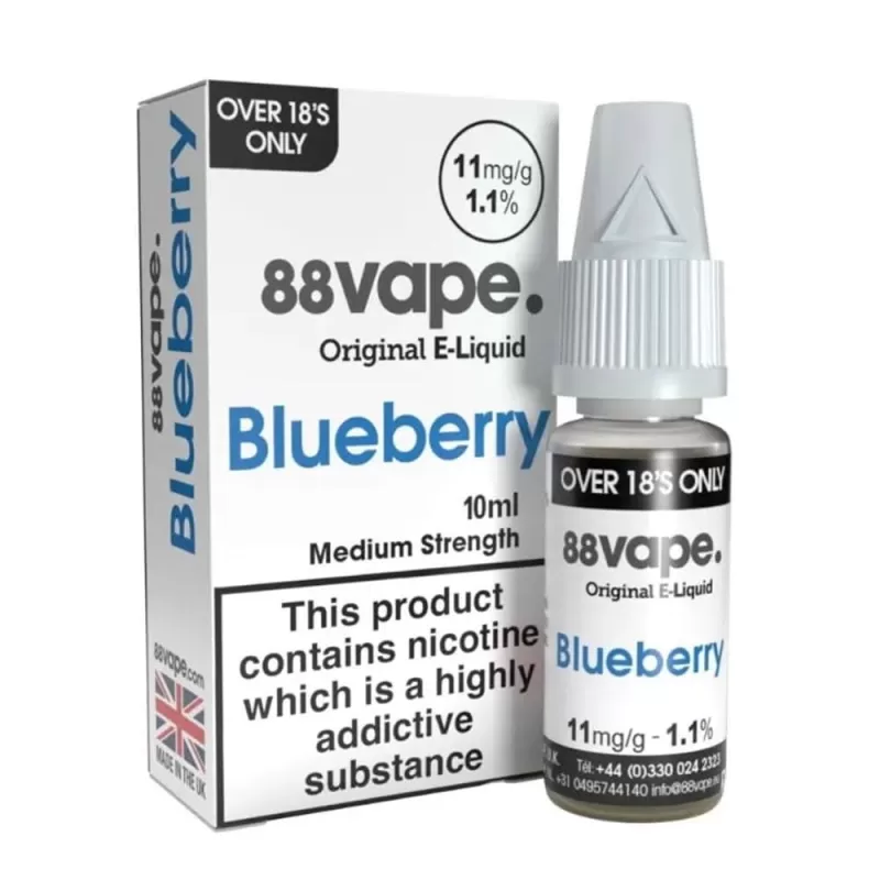 Blueberry Liquid E-Liquid by 88vape (10ml) - 6mg