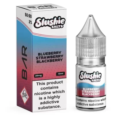 Blueberry Strawberry Blackberry Slushie Bar Nic Salts E-Liquid - 10mg