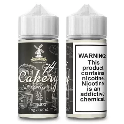 74 Cakery - Blueberry E Liquid by E&B Flavor - 3 mg